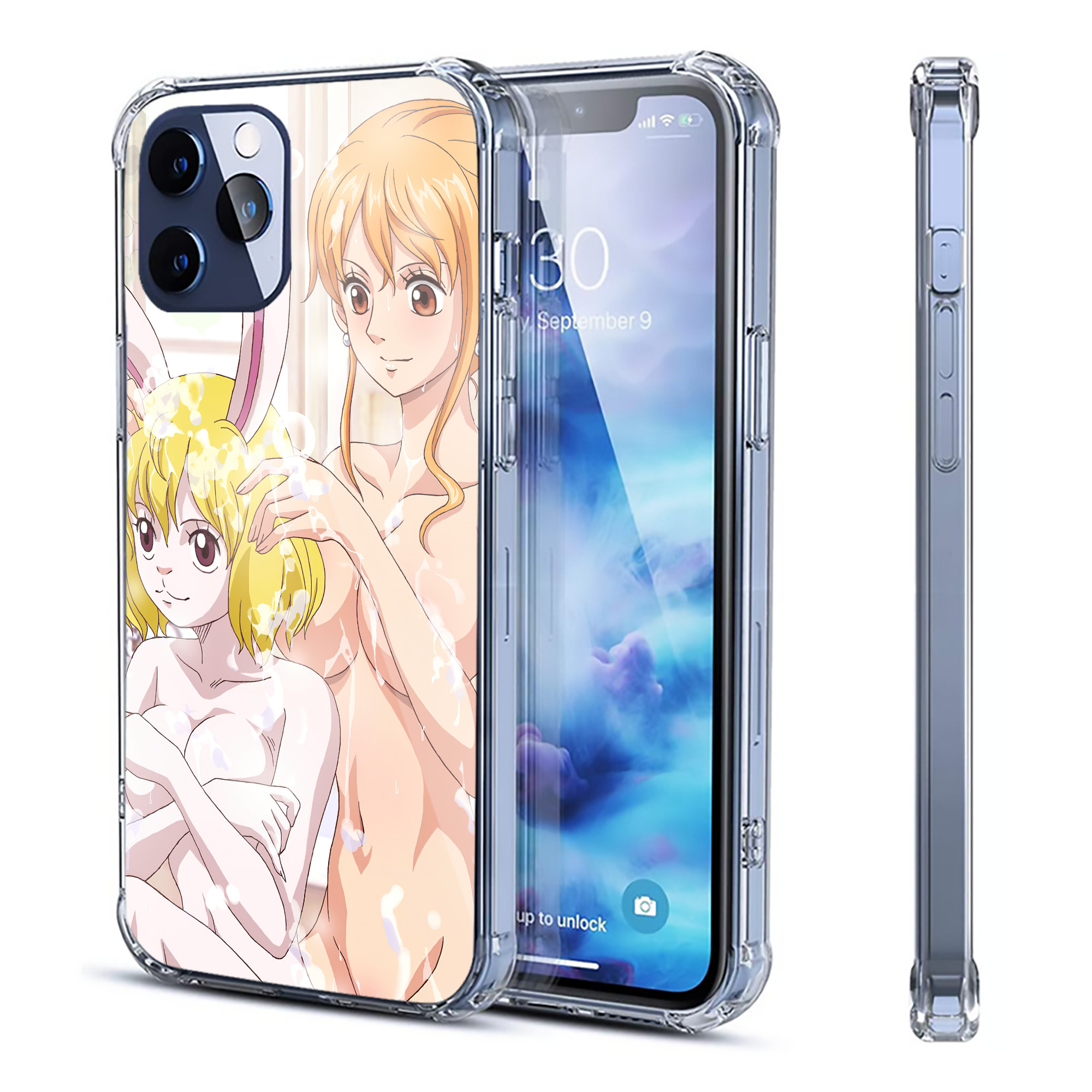 ワンピース ONE PIECE 【iPhone 12シリーズ対応】透明スマホケース（クリアソフトケース）